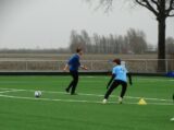 S.K.N.W.K. JO19-1 eerste training van 2023 (zaterdag 14 januari 2023) (35/108)